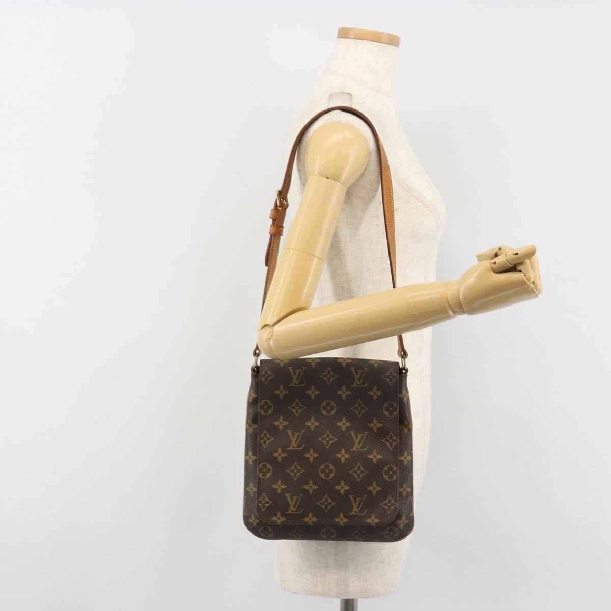 Louis Vuitton Musette Salsa Monogram Canvas Brown Canvas Shoulder Bag Bag (Pre-Owned)