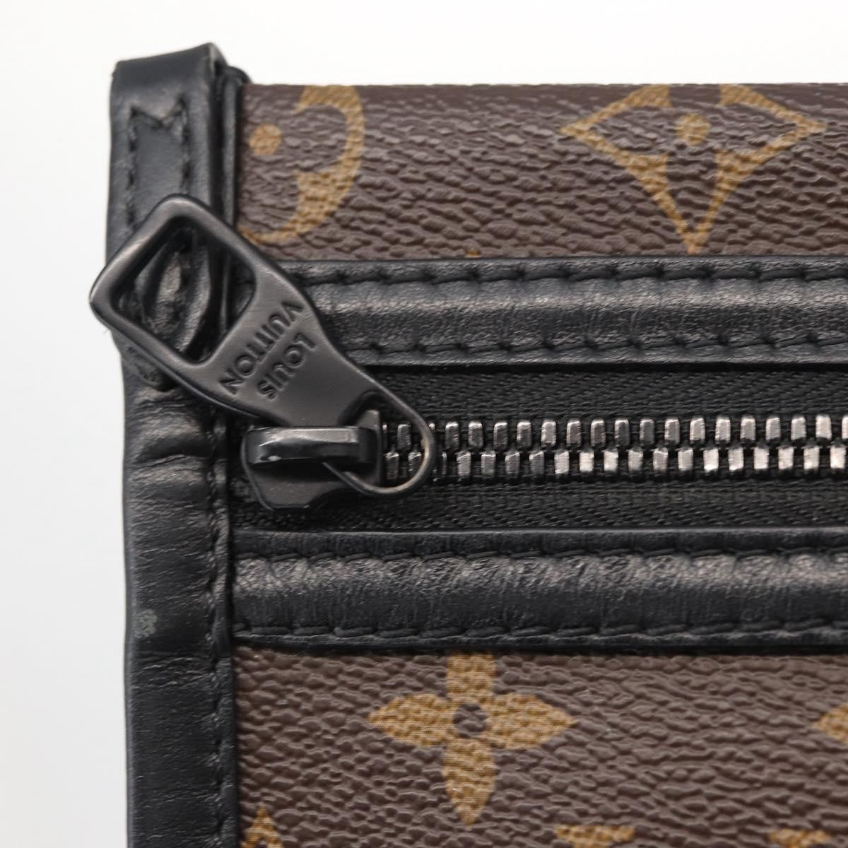Louis Vuitton Double Flat Messenger Limited Edition Logo Story Monogram Canvas And Denim Multicolour Canvas Shoulder Bag Bag (Pre-Owned)
