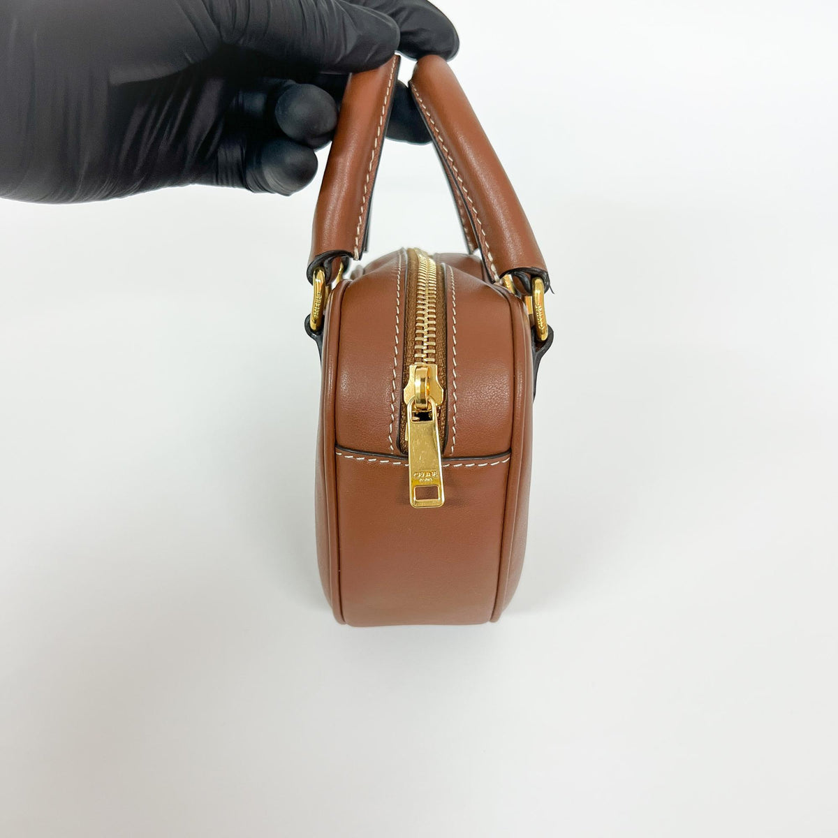 Celine Heart Leather Brown Calfskin Handbag (Pre-Owned)