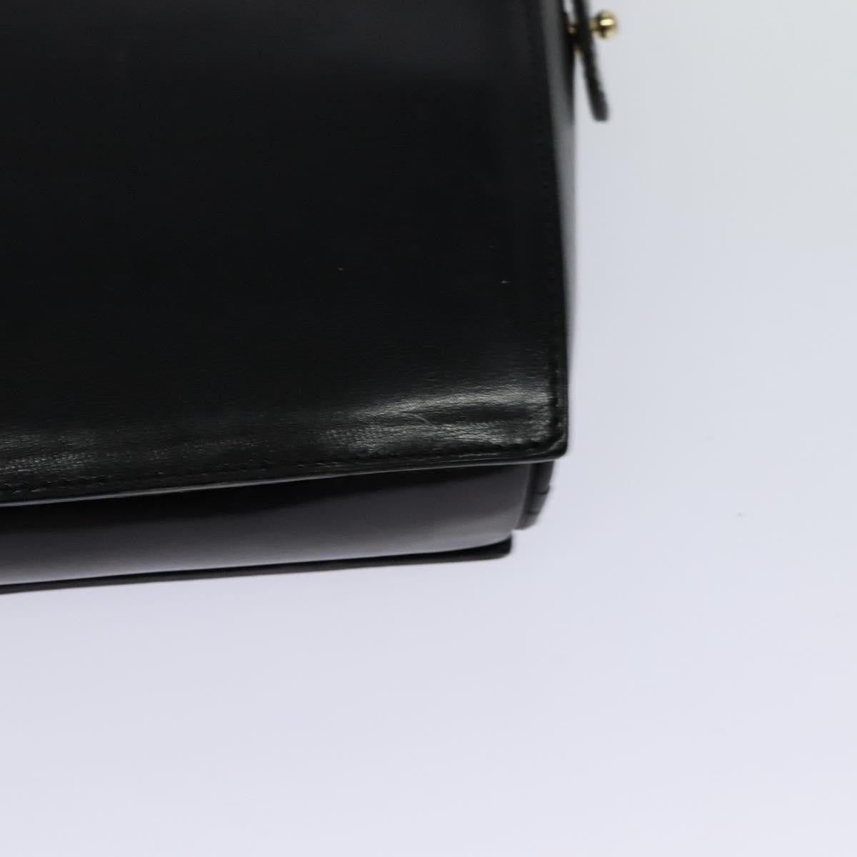 Celine Vintage Leather Black Leather Shoulder Bag Bag (Pre-Owned)