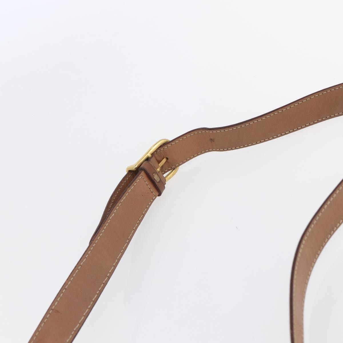 Celine Macadam Shoulder Pvc Leather Brown Canvas Shoulder Bag Bag (Pre-Owned)