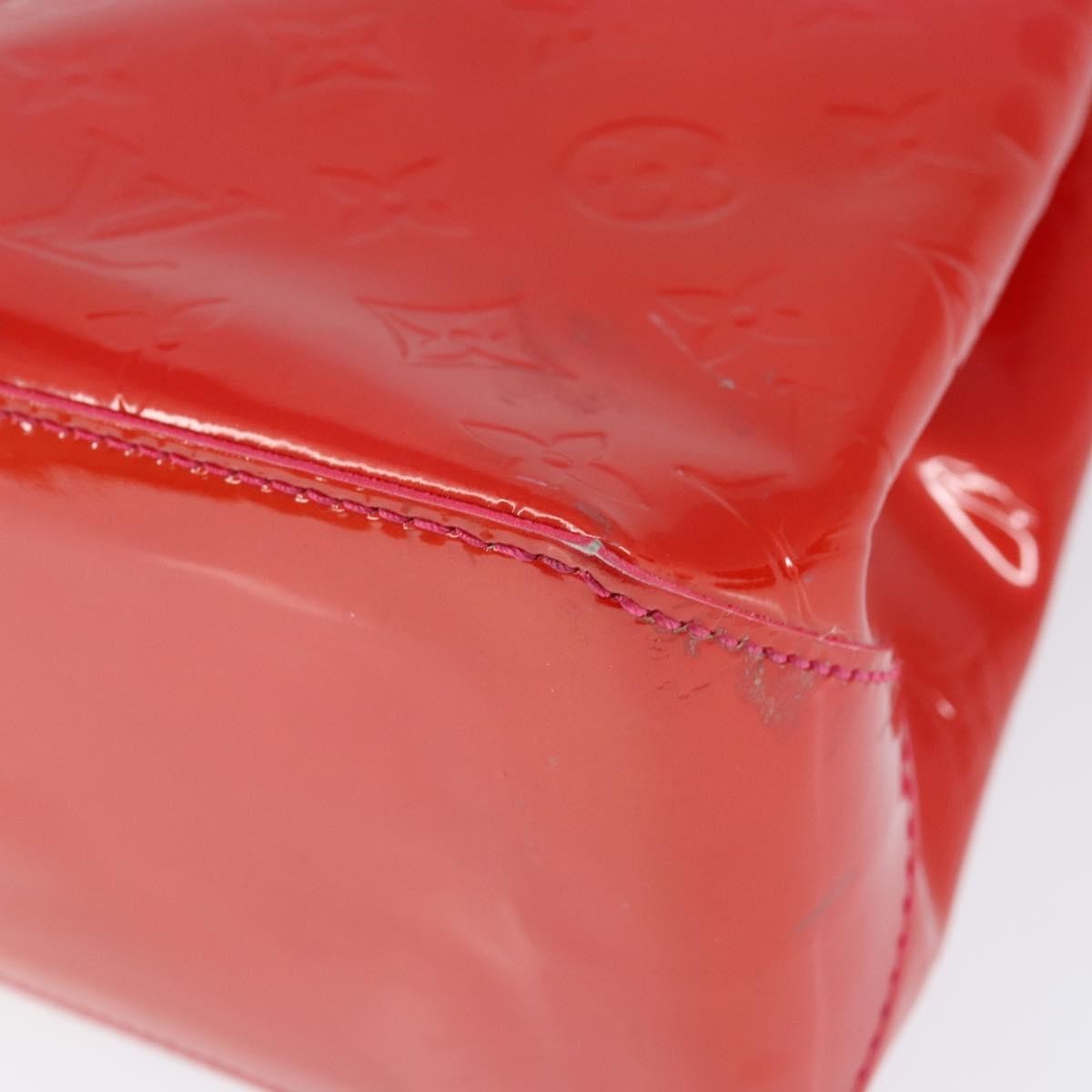 Louis Vuitton Wilshire Monogram Vernis Pink Patent_Leather Handbag (Pre-Owned)