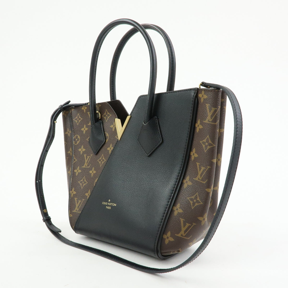 Louis Vuitton Kimono Monogram Canvas And Leather Brown Canvas Handbag (Pre-Owned)