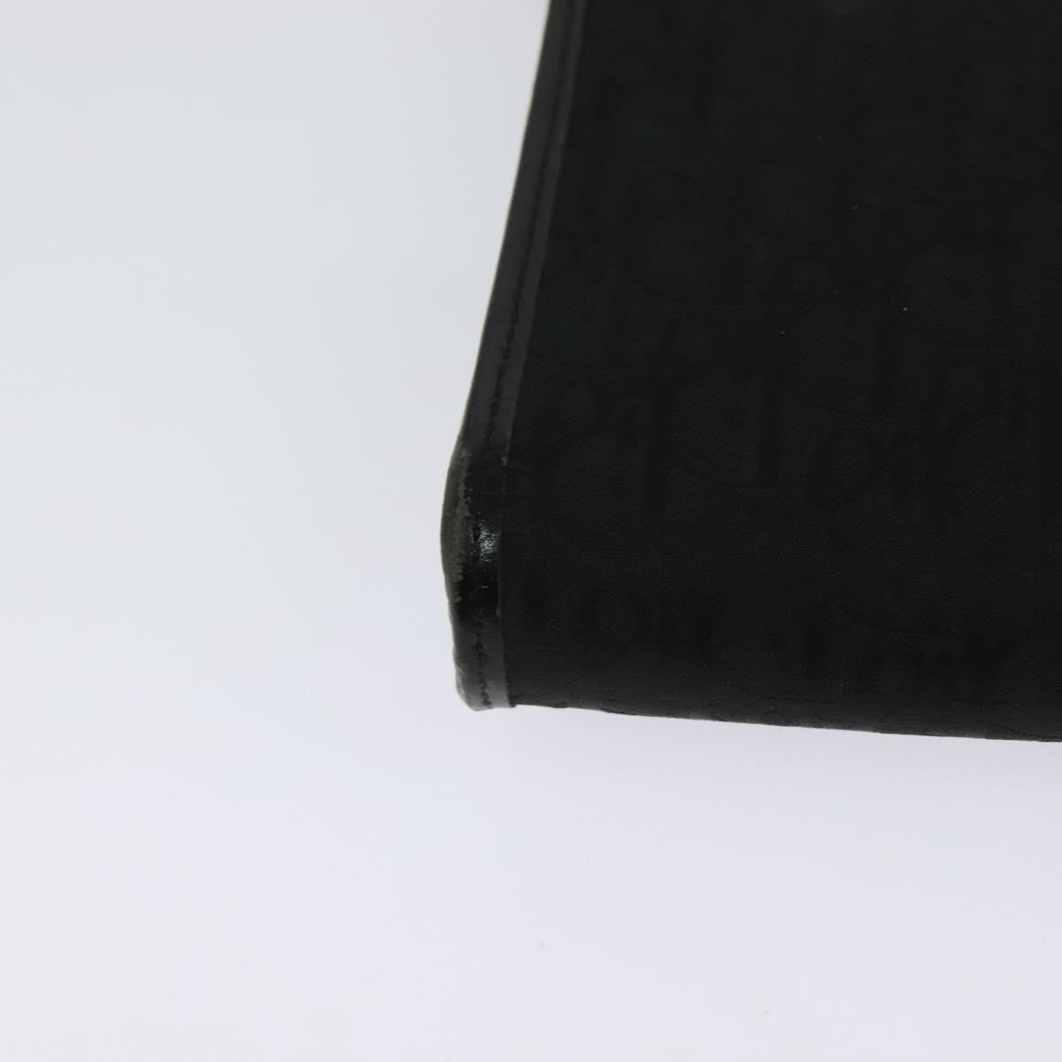Christian Dior Vintage Trotter Flap Canvas Black Canvas Shoulder Bag Bag (Pre-Owned)