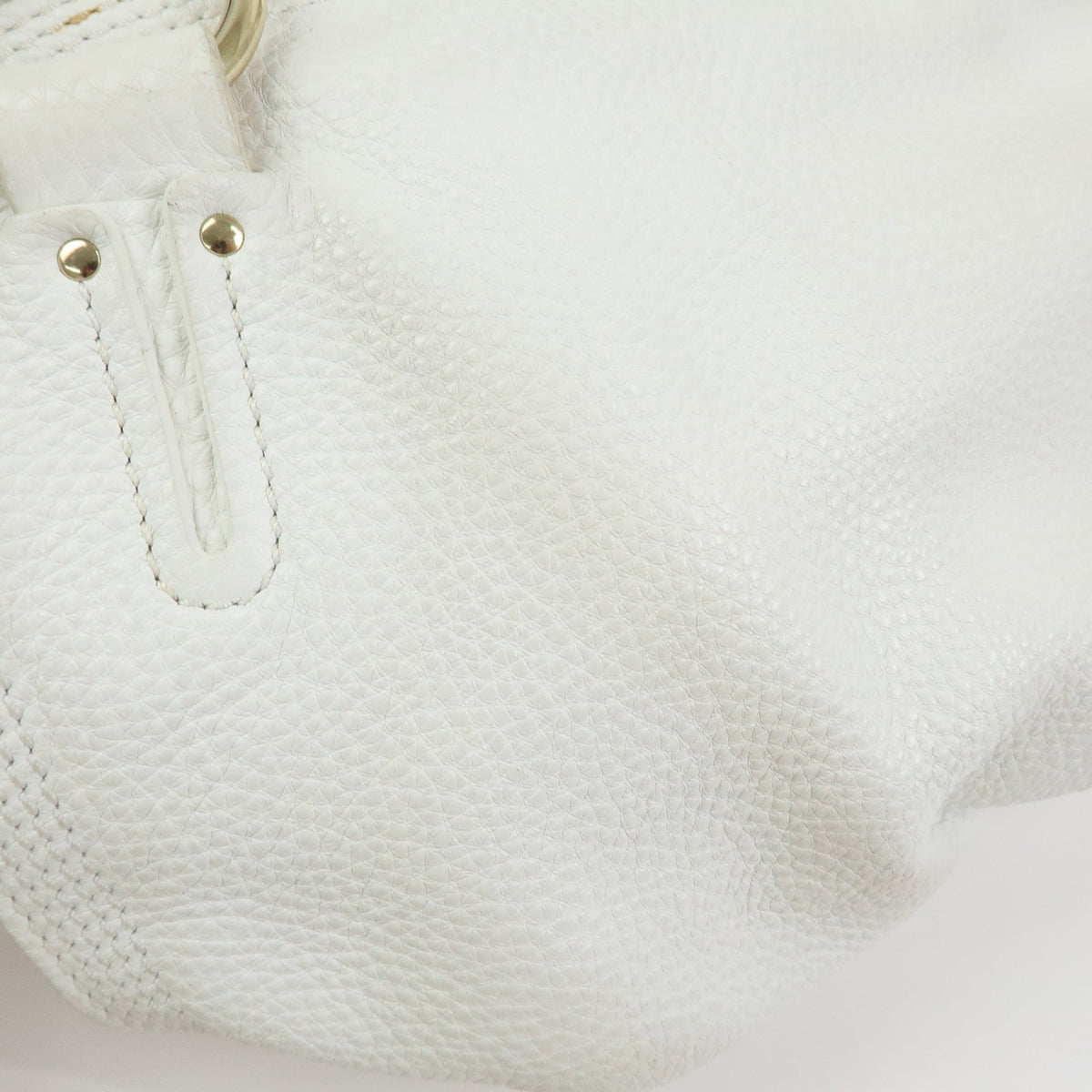 Celine Bittersweet Leather White Leather Handbag (Pre-Owned)