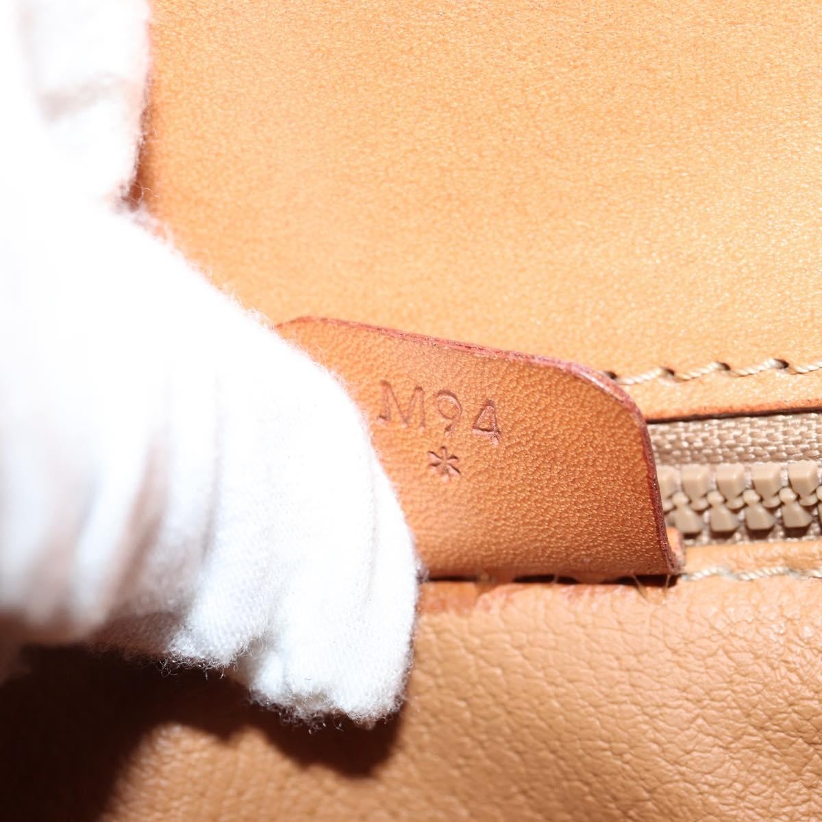 Celine Vintage Convertible Top Handle Macadam Coated Canvas Brown Canvas Handbag (Pre-Owned)