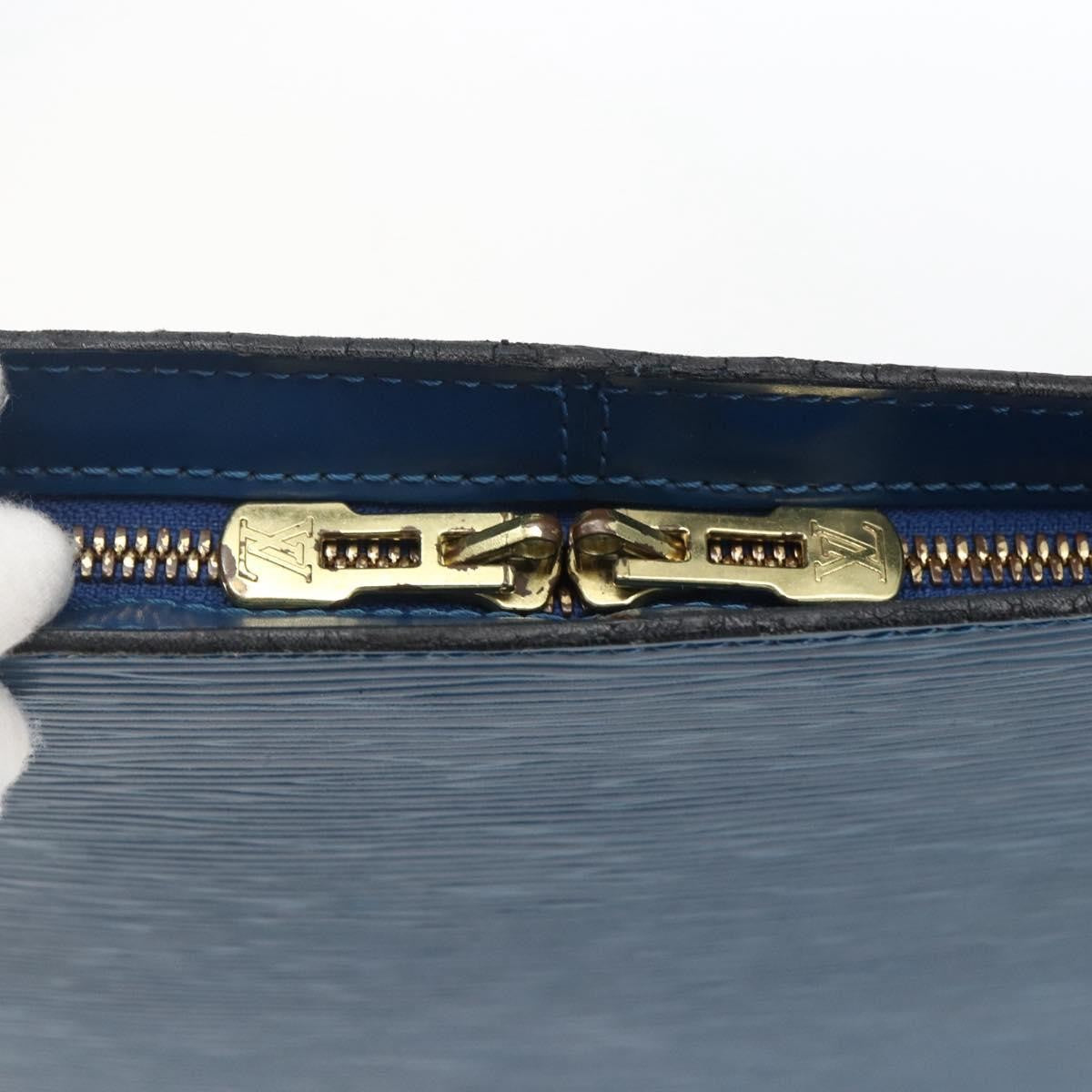 Louis Vuitton Lussac Epi Leather Blue Leather Shoulder Bag Bag (Pre-Owned)