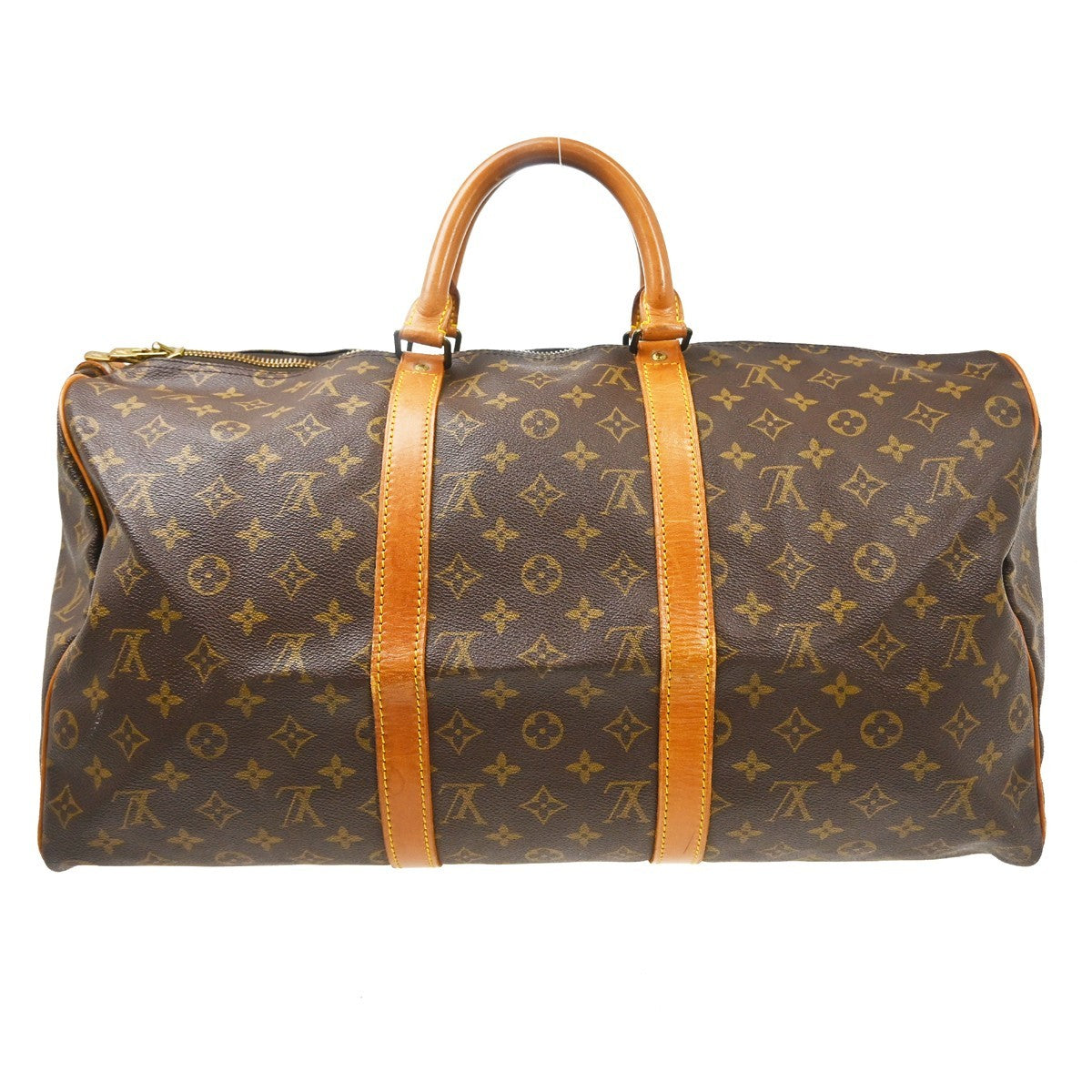 Louis Vuitton Keepall Monogram Canvas Brown Canvas Travel Bag Bag (Pre-Owned)