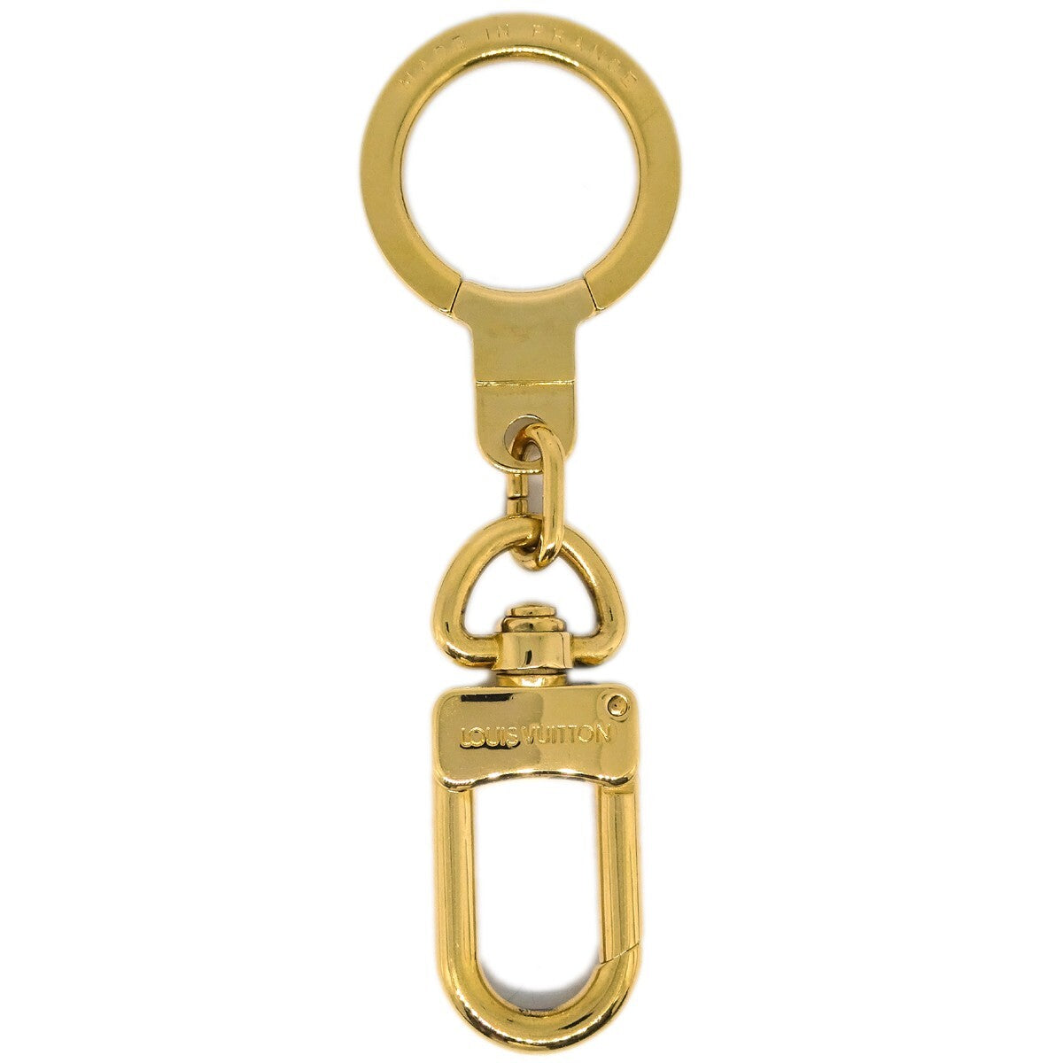 Louis Vuitton Bolt Pochette Extender Keychain Metal Gold Gold_Plated Charms And Keychains Accessory (Pre-Owned)