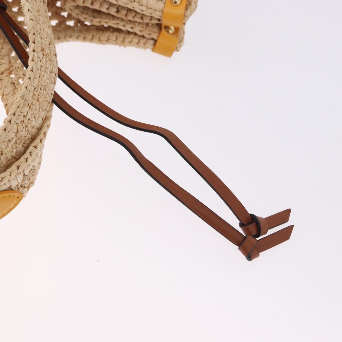 Louis Vuitton Onthego Tote By The Pool Crochet Raffia Beige Wicker Tote Bag Bag (Pre-Owned)
