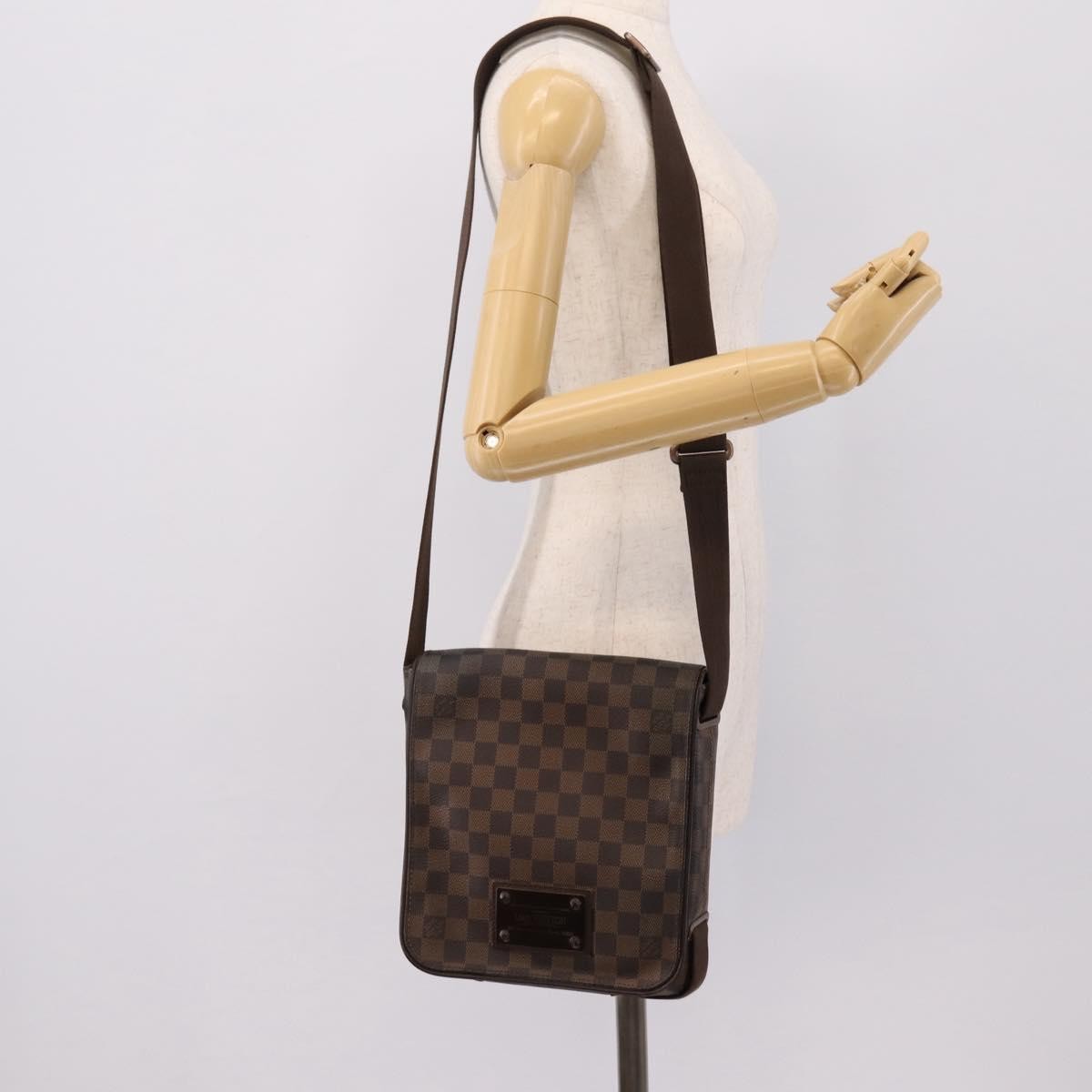 Louis Vuitton Brooklyn Damier Brown Canvas Shoulder Bag Bag (Pre-Owned)