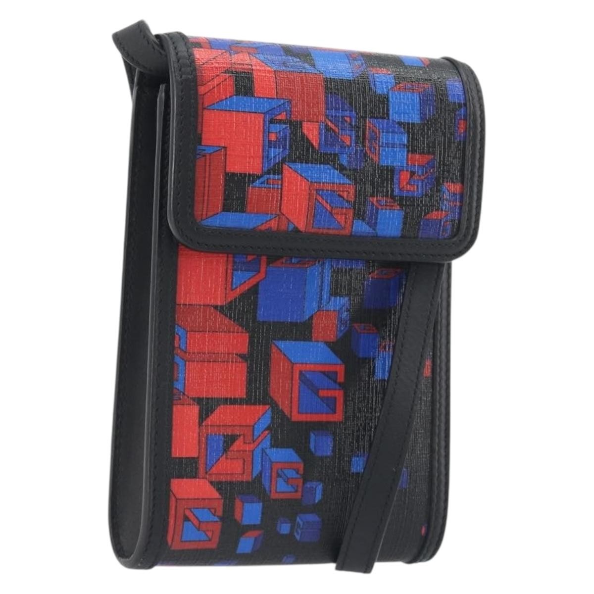 Gucci Flap Printed Coated Canvas Multicolour Pvc Shoulder Bag Bag (Pre-Owned)