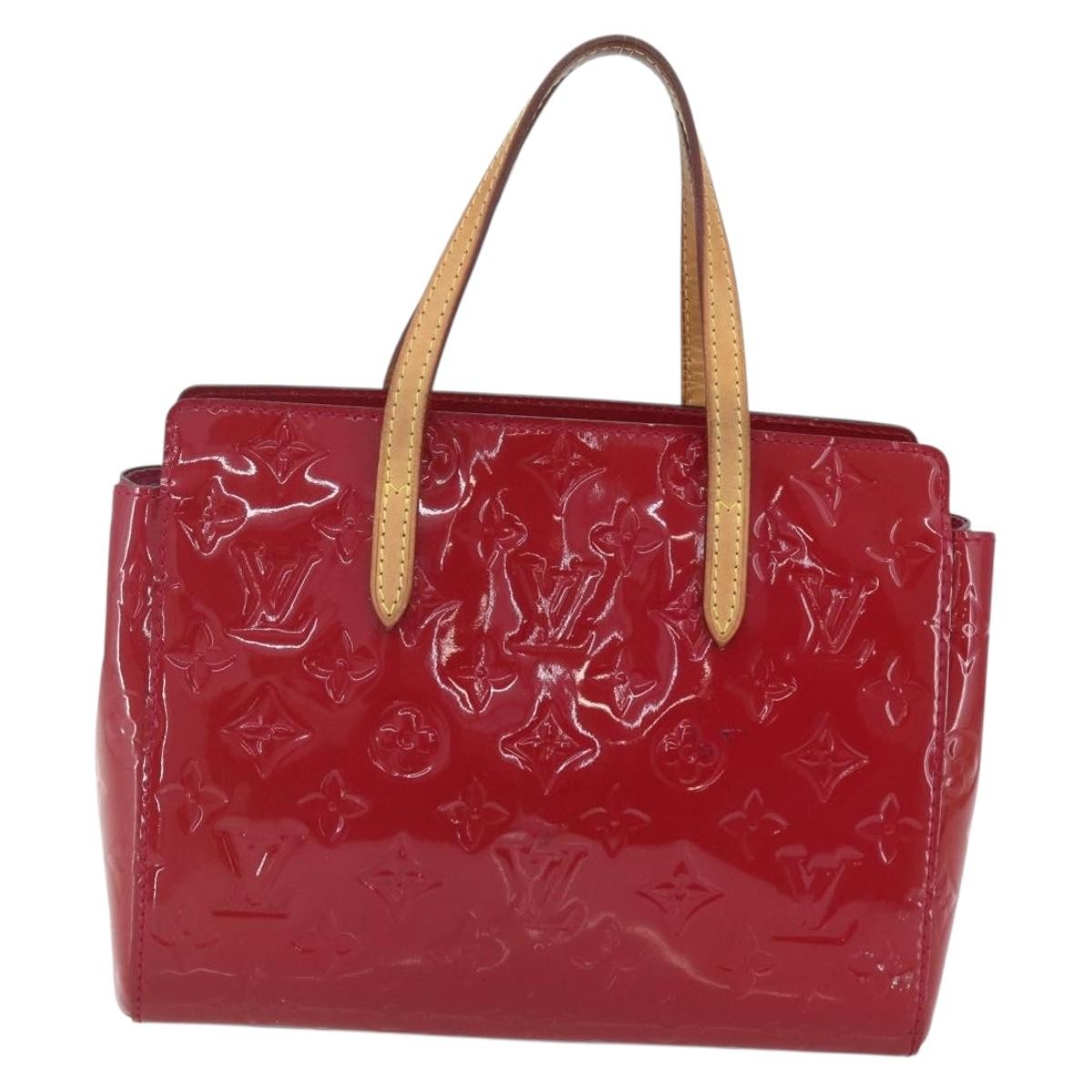 Louis Vuitton Catalina Monogram Vernis Pink Patent_Leather Handbag (Pre-Owned)