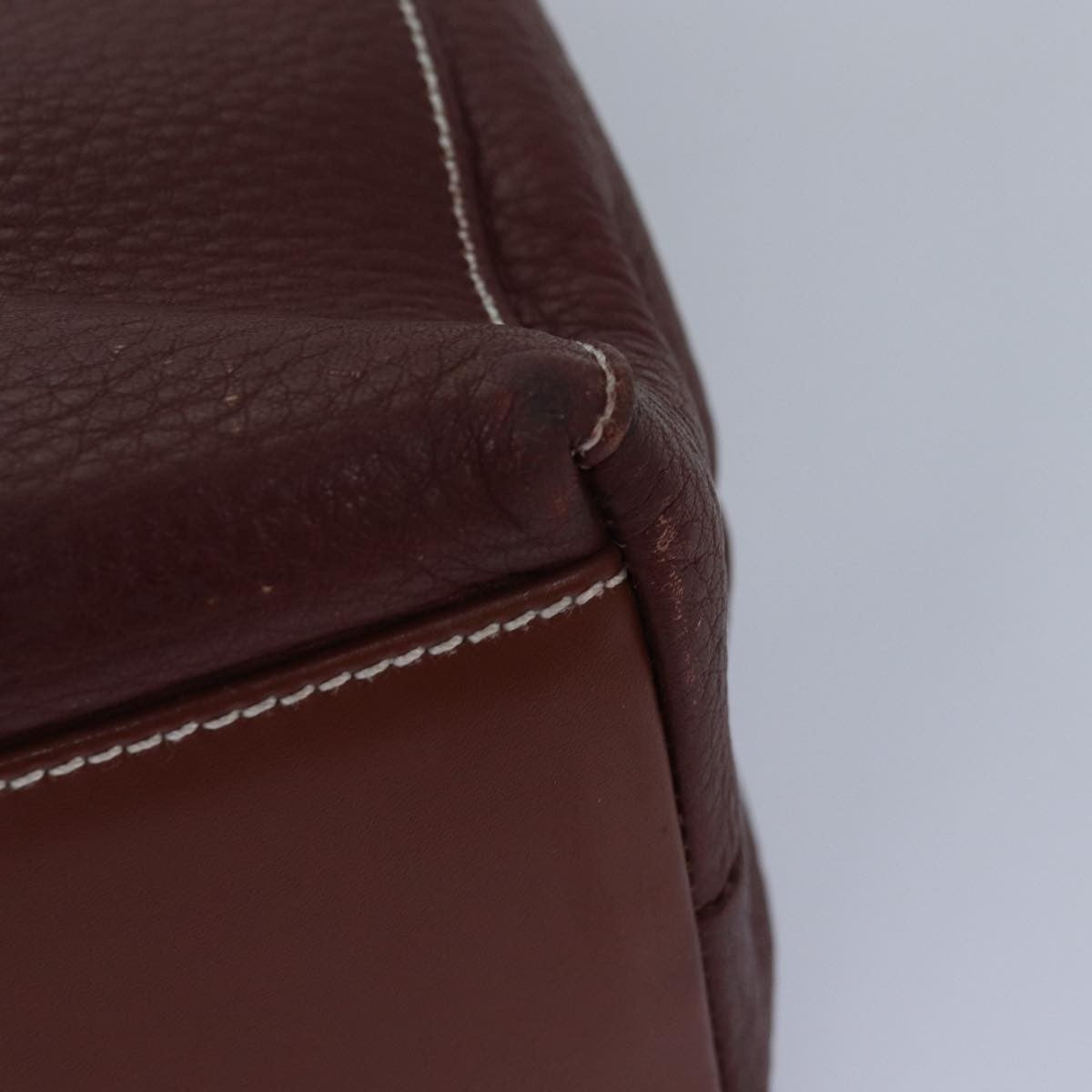 Burberry Vintage Leather Brown Leather Tote Bag Bag (Pre-Owned)