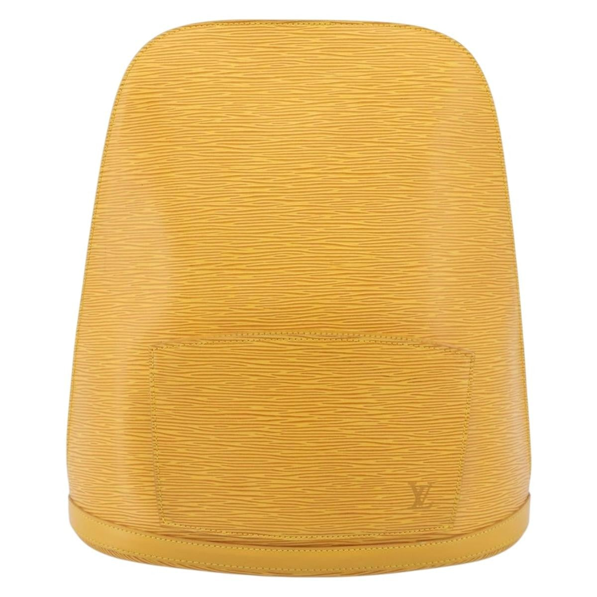 Louis Vuitton Gobelins Epi Leather Yellow Leather Backpack Bag (Pre-Owned)