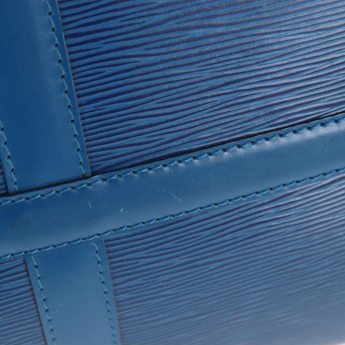 Louis Vuitton Keepall Epi Leather Blue Leather Travel Bag Bag (Pre-Owned)