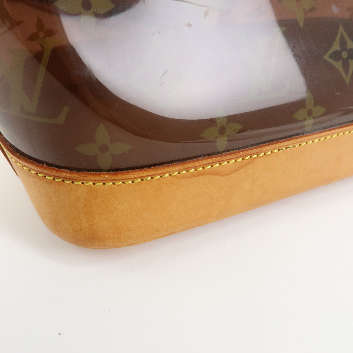 Louis Vuitton Sac Ambre Monogram Vinyl Brown Plastic Handbag (Pre-Owned)