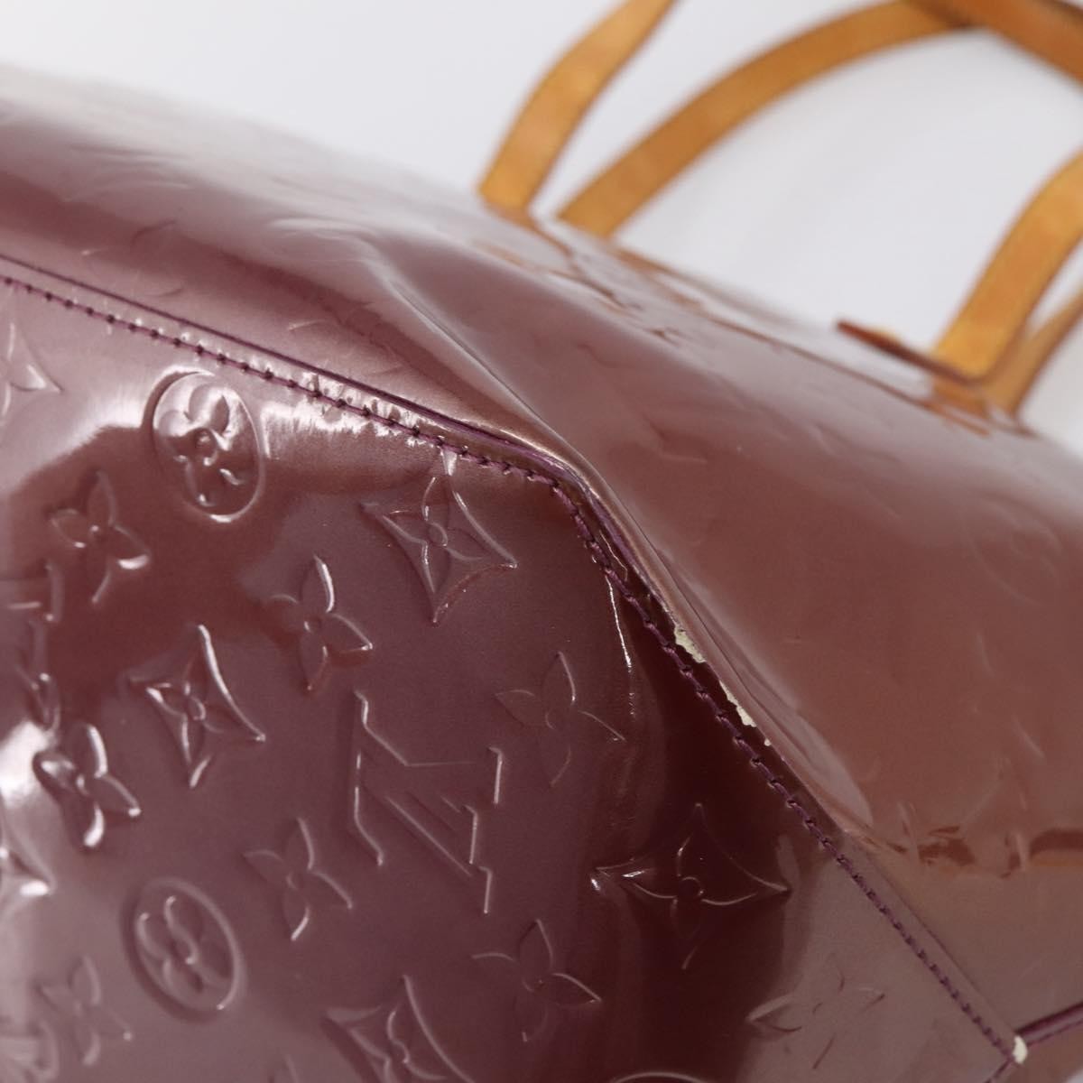 Louis Vuitton Bellevue Monogram Vernis Purple Patent_Leather Handbag (Pre-Owned)