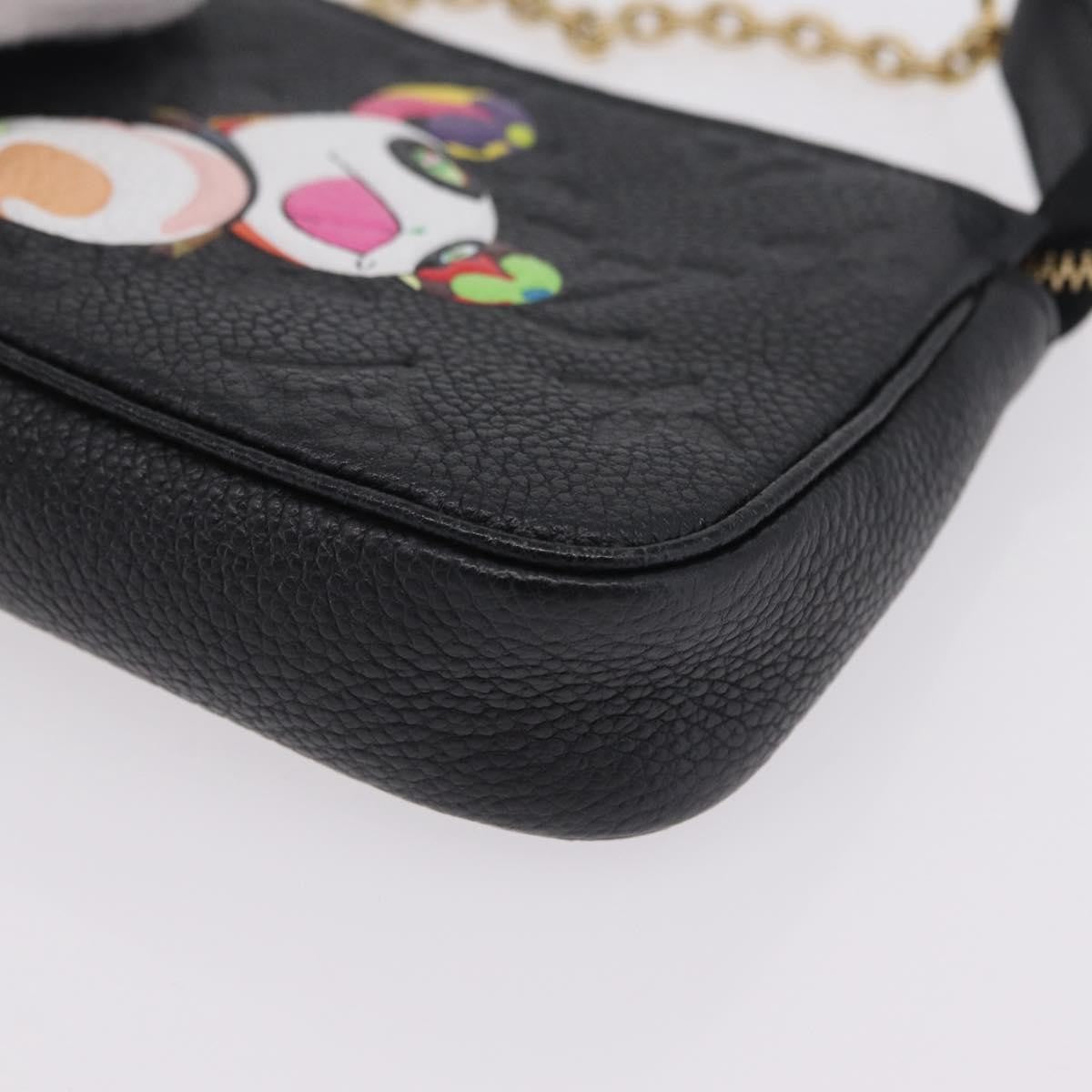 Louis Vuitton Pochette Accessoires Monogram Empreinte Leather Black Leather Clutche & Pouche Bag (Pre-Owned)