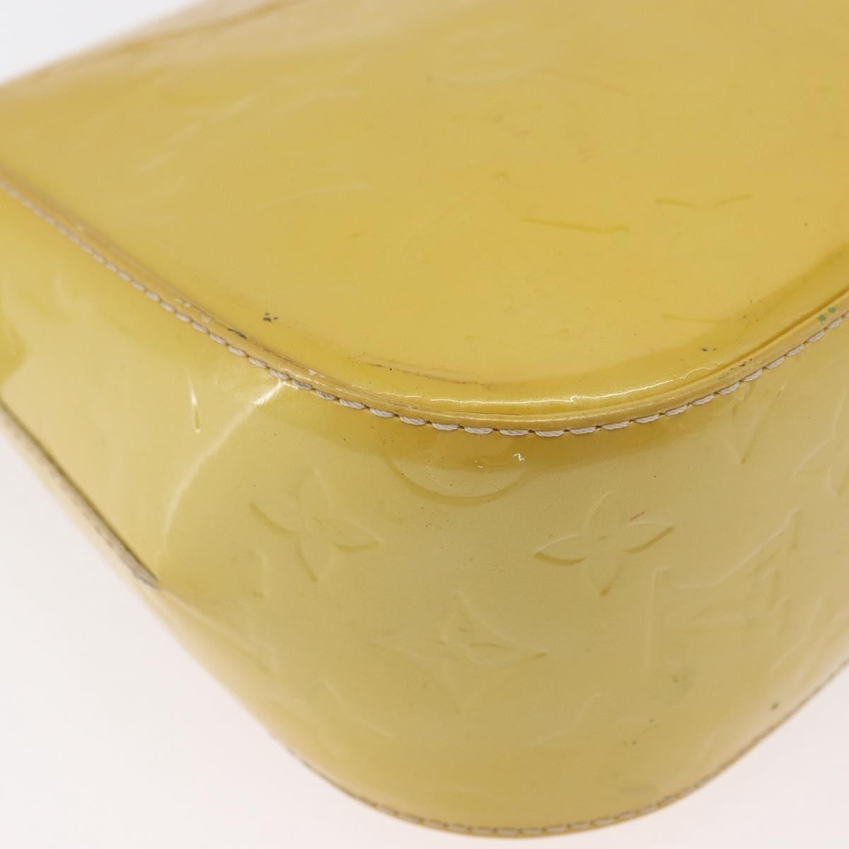 Louis Vuitton Bellflower Monogram Vernis Yellow Patent_Leather Shoulder Bag Bag (Pre-Owned)