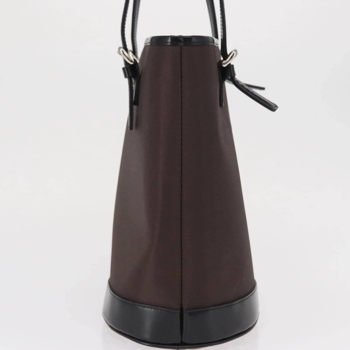 Burberry Blue Label Nylon Brown Nylon Tote Bag Bag (Pre-Owned)