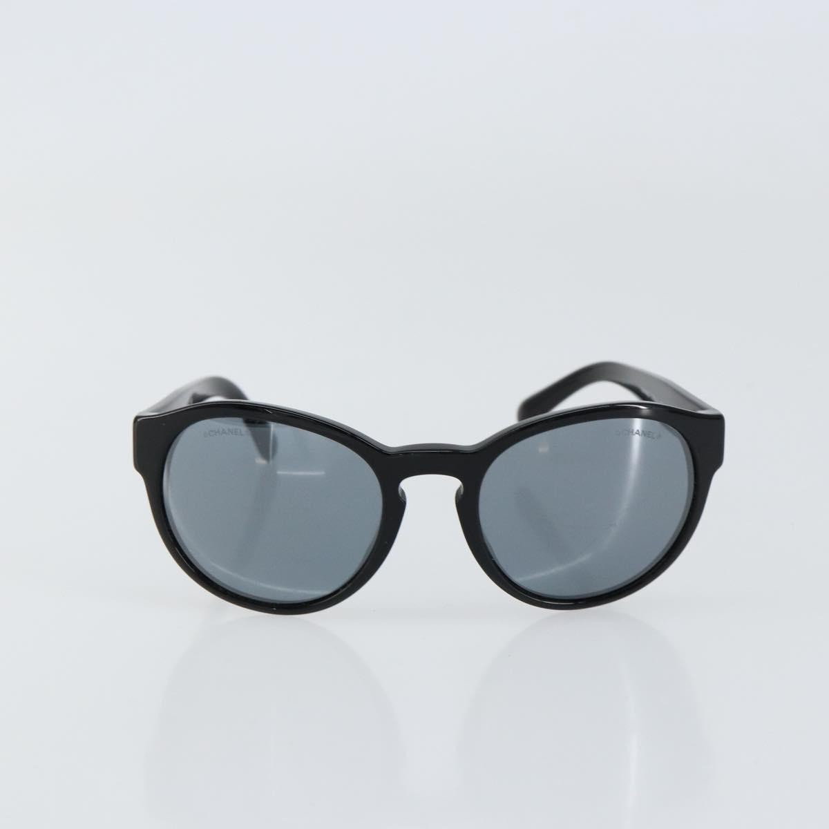 Chanel Chanel Logo Sunglasses Eye Wear Plastic Black Plastic Sunglasse Accessory (Pre-Owned)