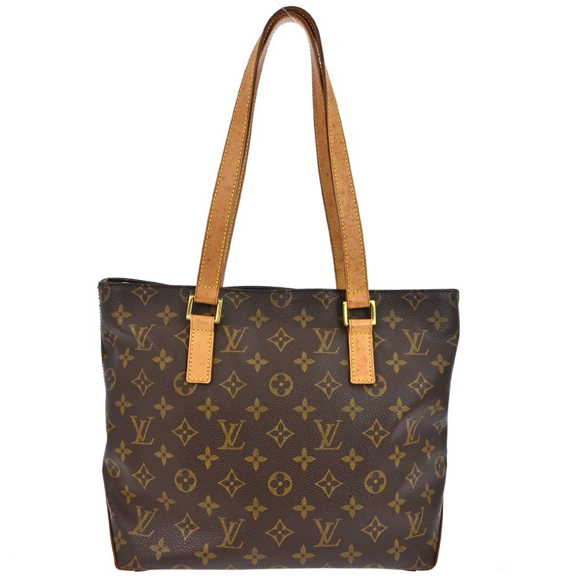 Louis Vuitton Cabas Piano Damier Ebene Brown Canvas Tote Bag Bag (Pre-Owned)