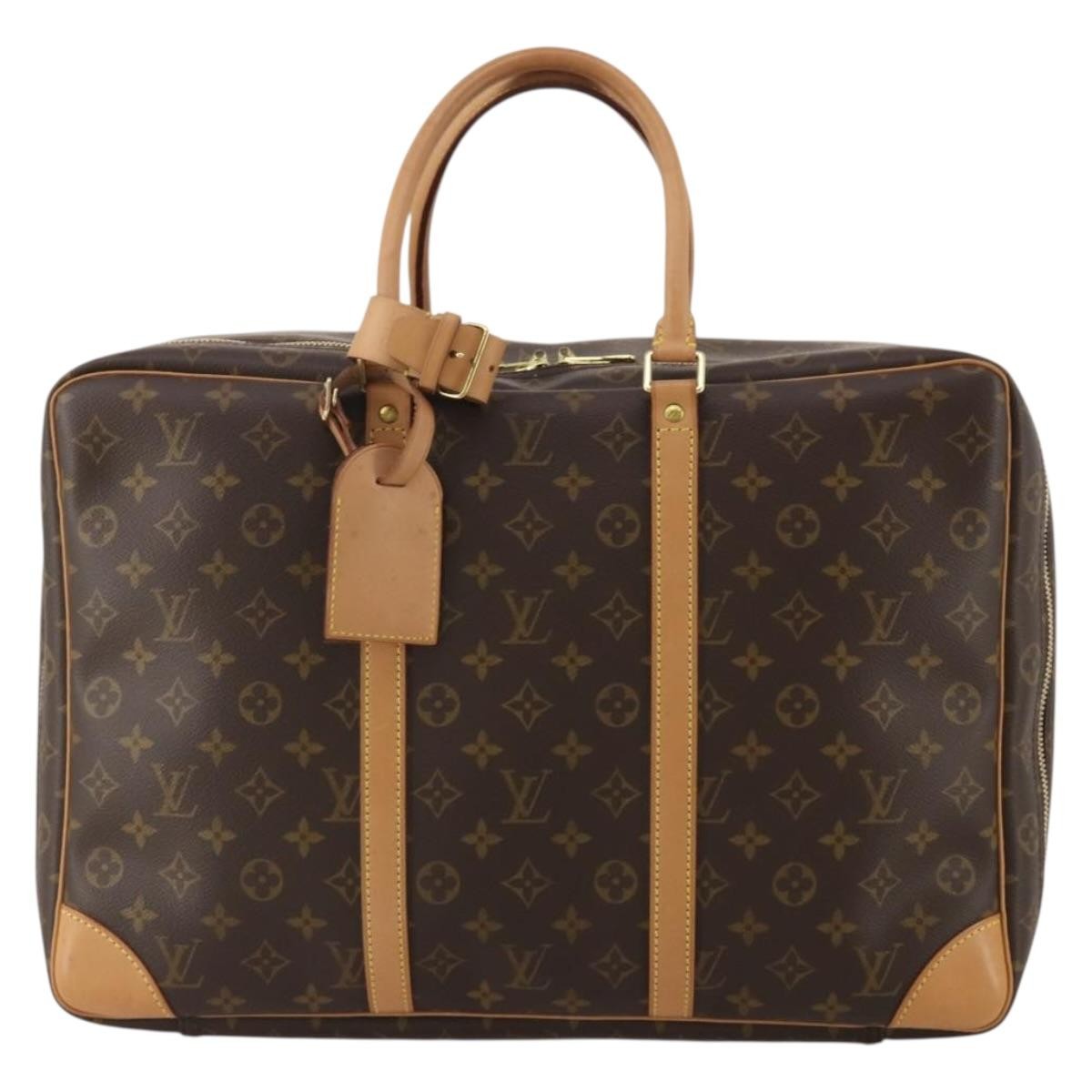 Louis Vuitton Sirius Monogram Brown Canvas Travel Bag Bag (Pre-Owned)