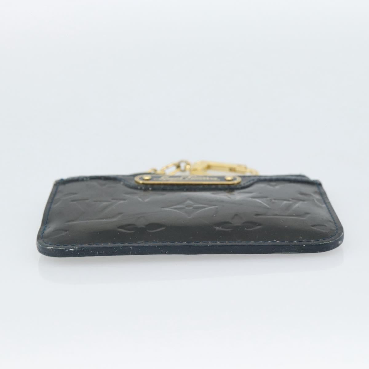 Louis Vuitton Pochette Clés Nm Monogram Vernis Patent Leather Blue Patent_Leather Wallets Accessory (Pre-Owned)