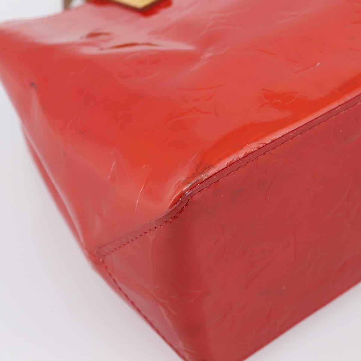 Louis Vuitton Reade Monogram Vernis Red Patent_Leather Handbag (Pre-Owned)