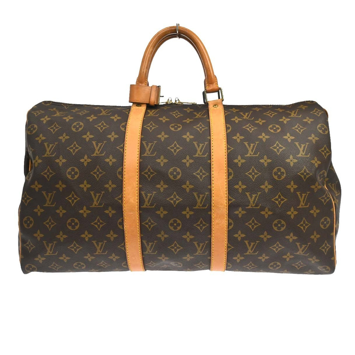 Louis Vuitton Keepall Monogram Canvas Brown Canvas Travel Bag Bag (Pre-Owned)