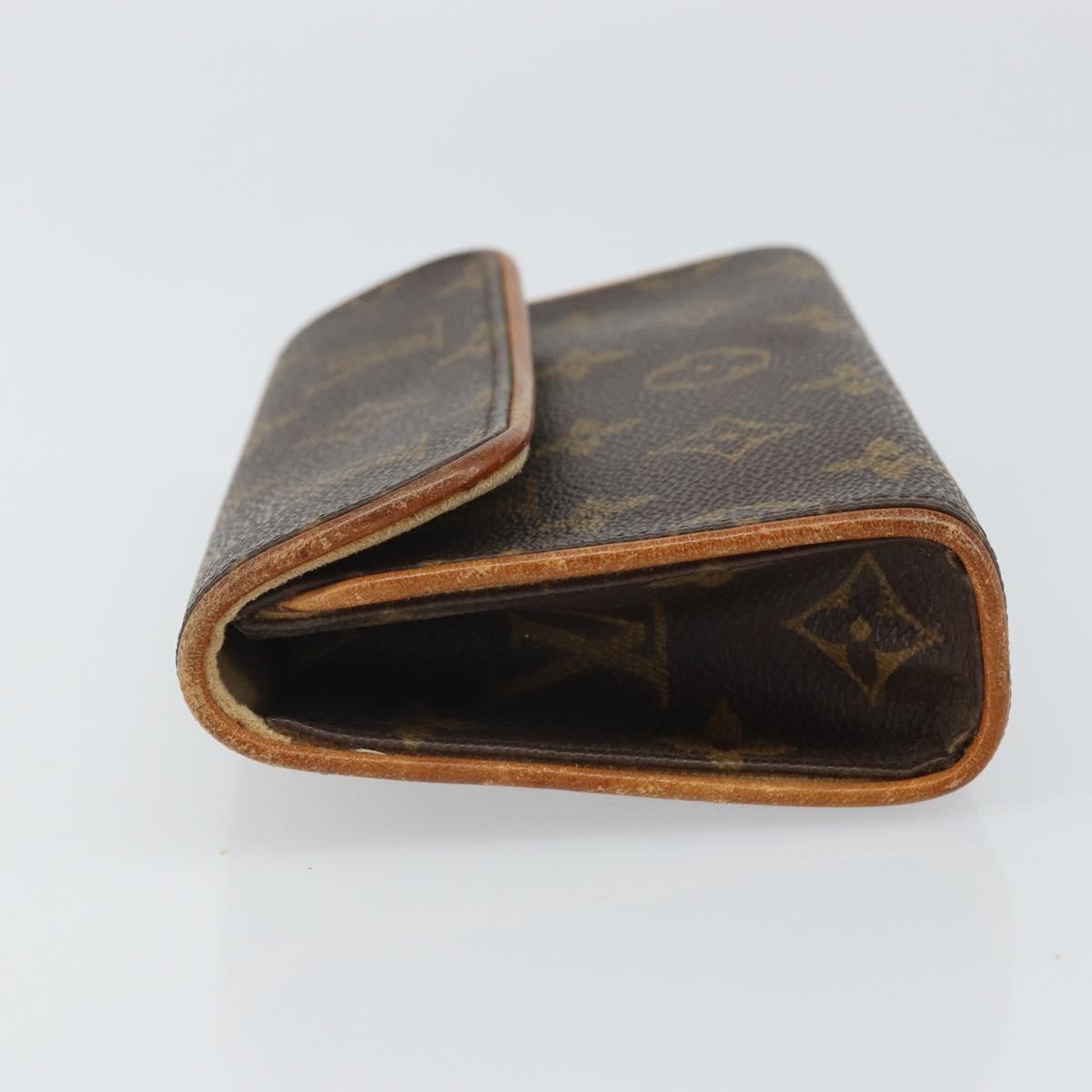 Louis Vuitton Florentine Waist Monogram Canvas Brown Canvas Clutche & Pouche Bag (Pre-Owned)
