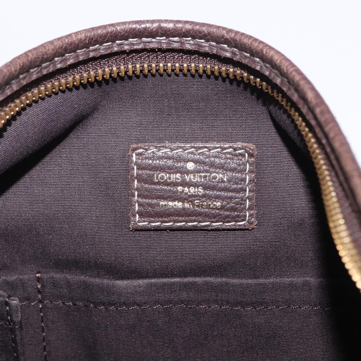 Louis Vuitton Manon Mini Lin Brown Canvas Handbag (Pre-Owned)