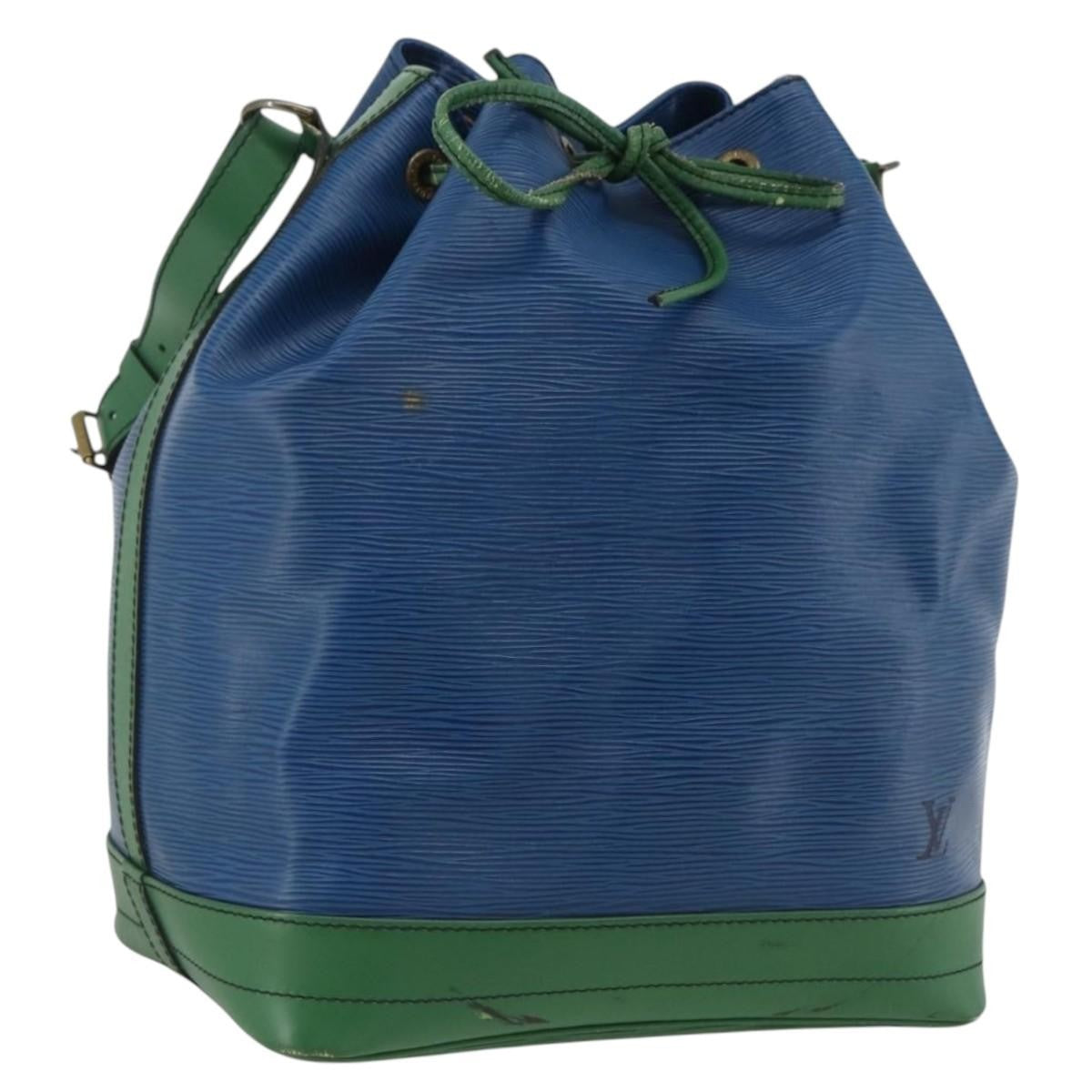 Louis Vuitton Bicolor Noe Epi Leather Blue Leather Shoulder Bag Bag (Pre-Owned)