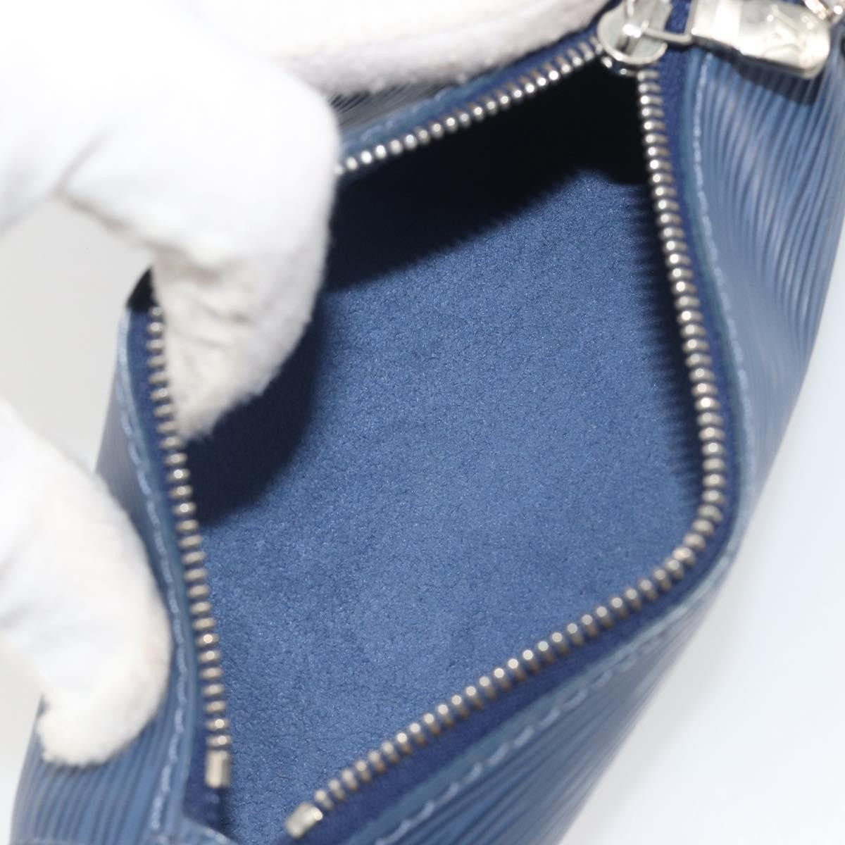 Louis Vuitton Soufflot Pochette Epi Leather Blue Leather Clutche & Pouche Bag (Pre-Owned)