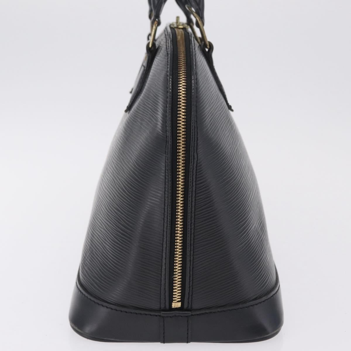 Louis Vuitton Alma Epi Leather Black Leather Handbag (Pre-Owned)
