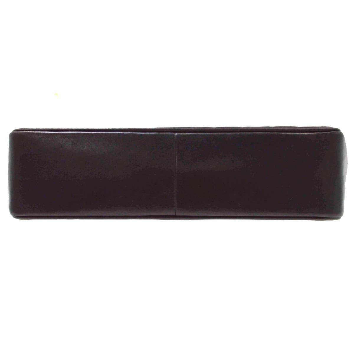 Chanel Vintage Mademoiselle Flap Lambskin Black Leather Handbag (Pre-Owned)