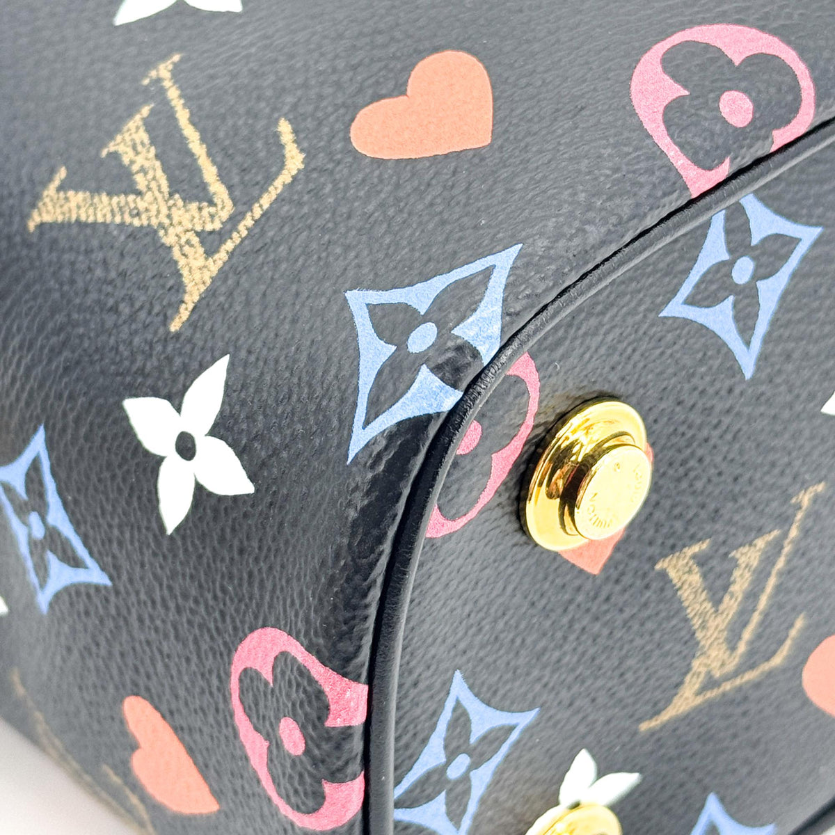 Louis Vuitton Vanity Limited Edition Game On Multicolor Monogram Black Canvas Handbag (Pre-Owned)