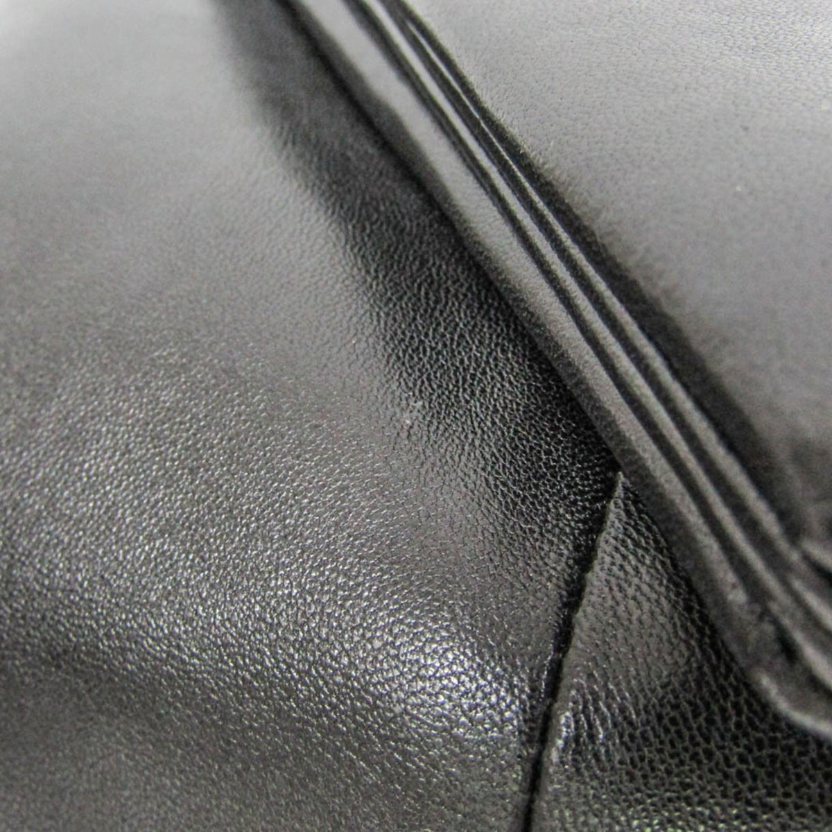 Bottega Veneta Bv Trine Fold Clutch Leather Black Leather Clutche & Pouche Bag (Pre-Owned)
