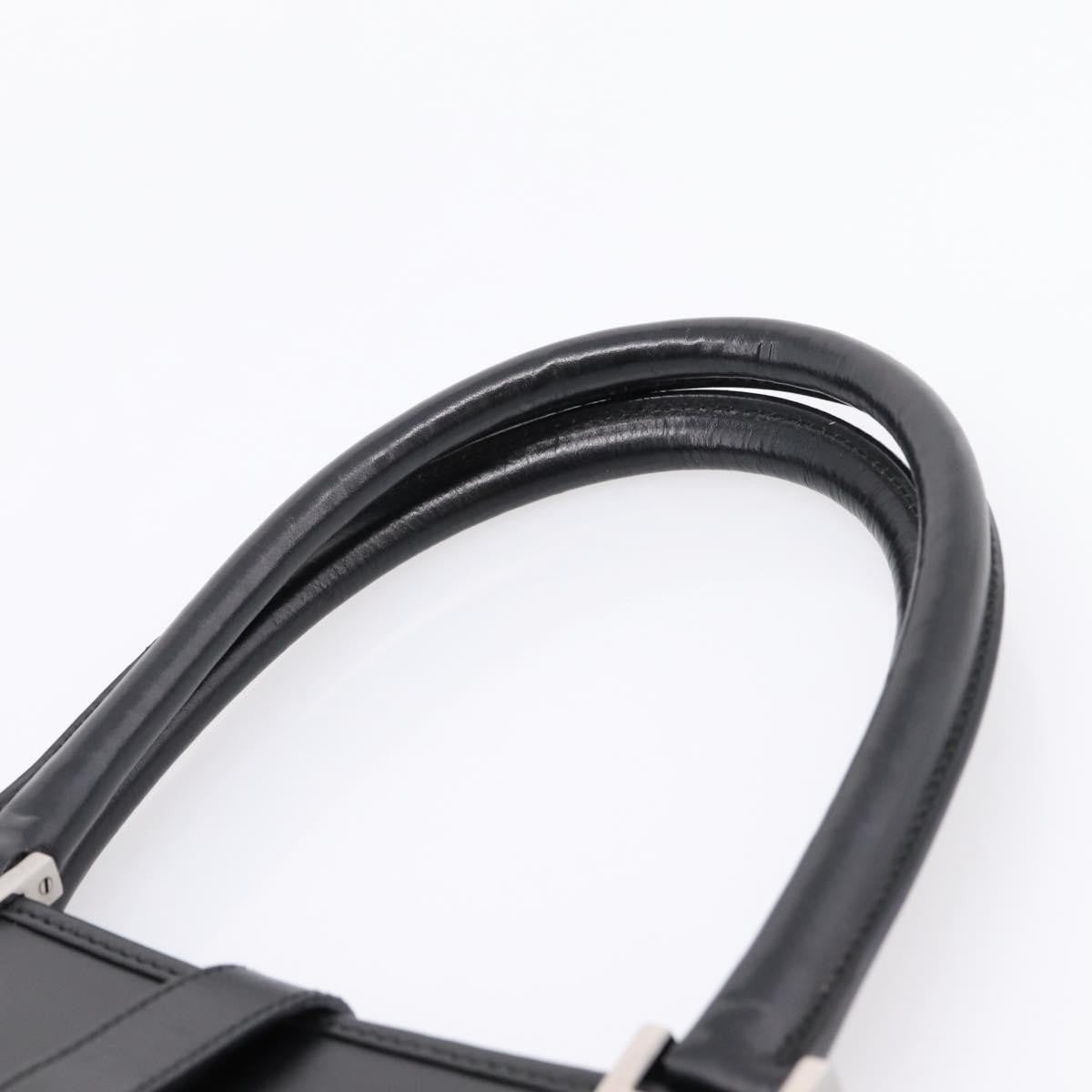 Gucci Jackie Leather Black Leather Tote Bag Bag (Pre-Owned)
