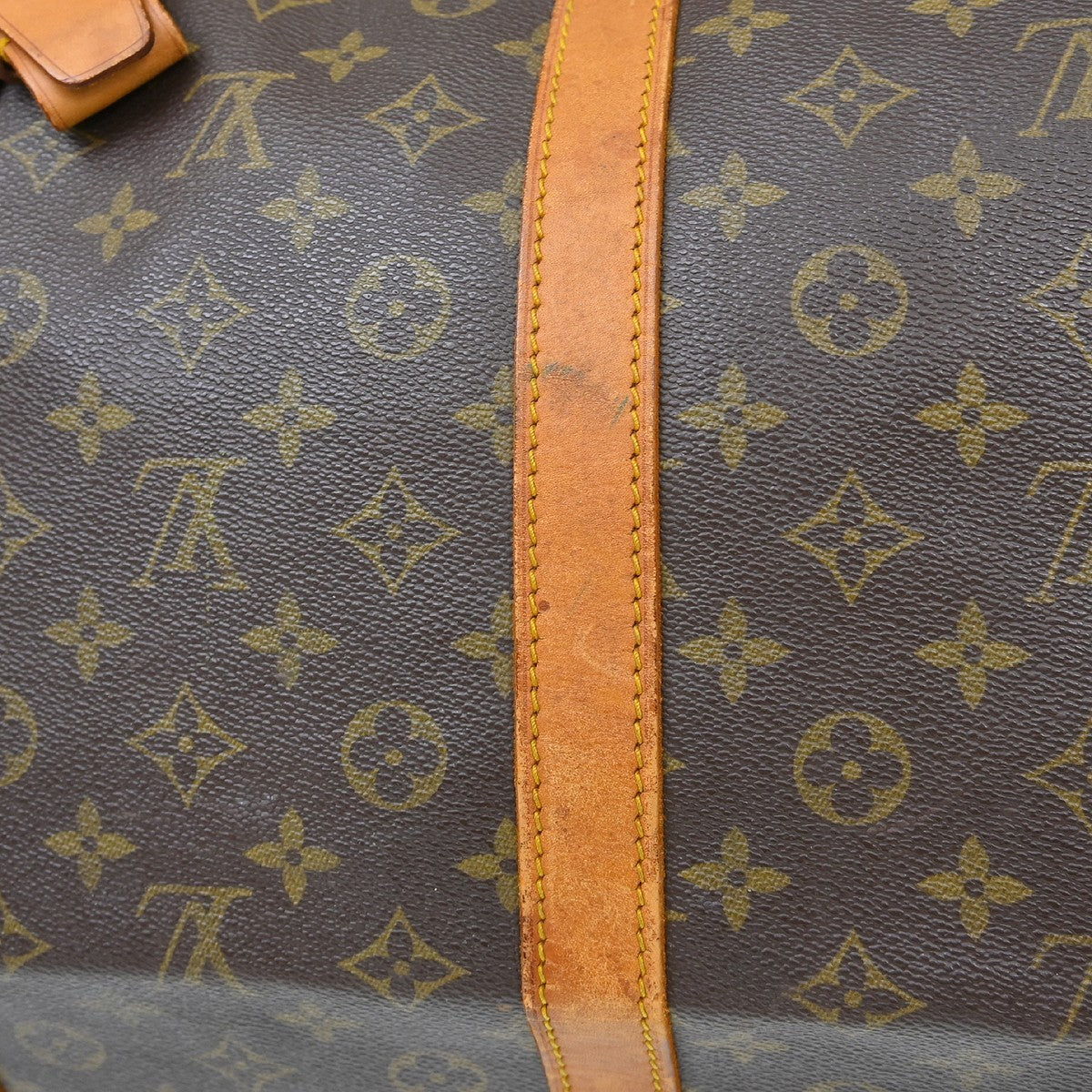 Louis Vuitton Keepall Monogram Canvas Brown Canvas Travel Bag Bag (Pre-Owned)