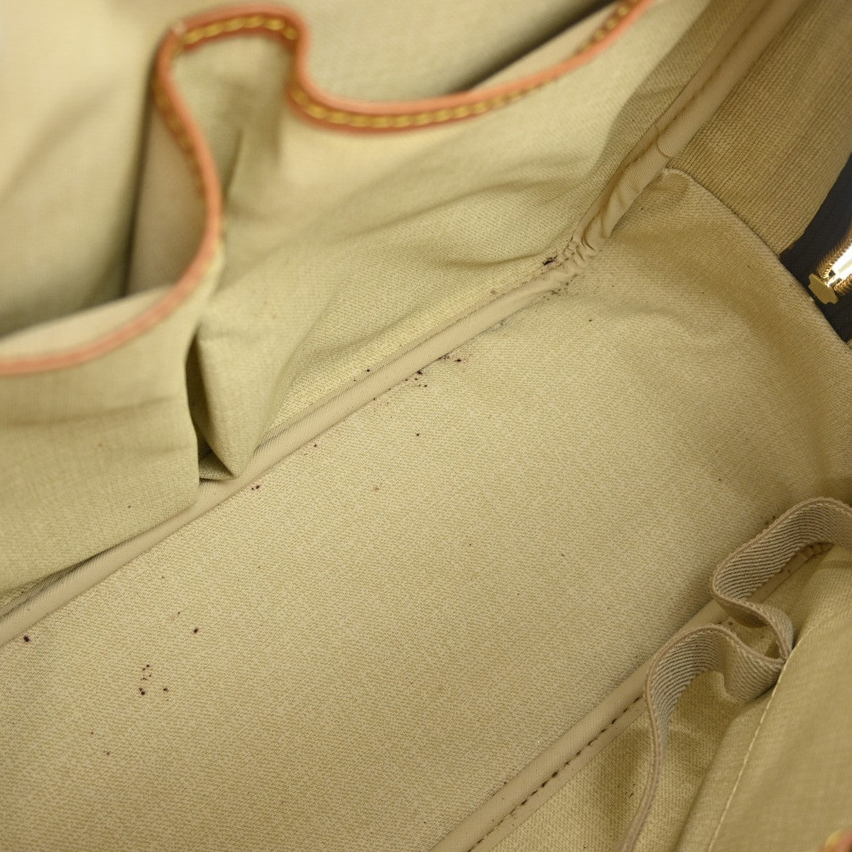 Louis Vuitton Deauville Monogram Brown Canvas Handbag (Pre-Owned)