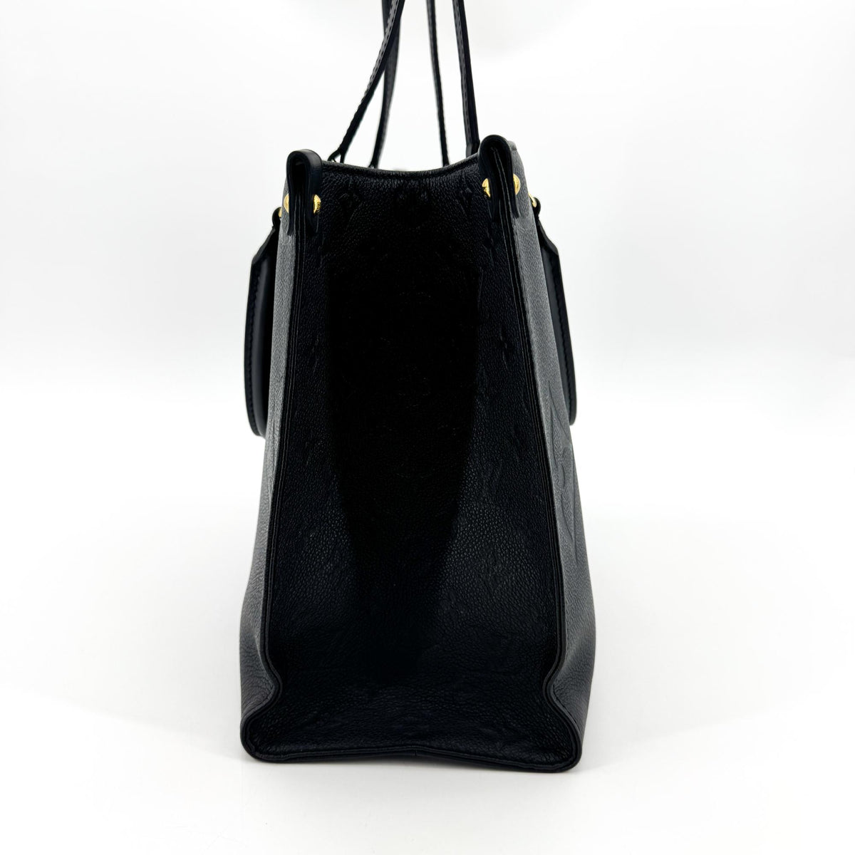Louis Vuitton Onthego Monogram Empreinte Giant Navy Leather Tote Bag Bag (Pre-Owned)