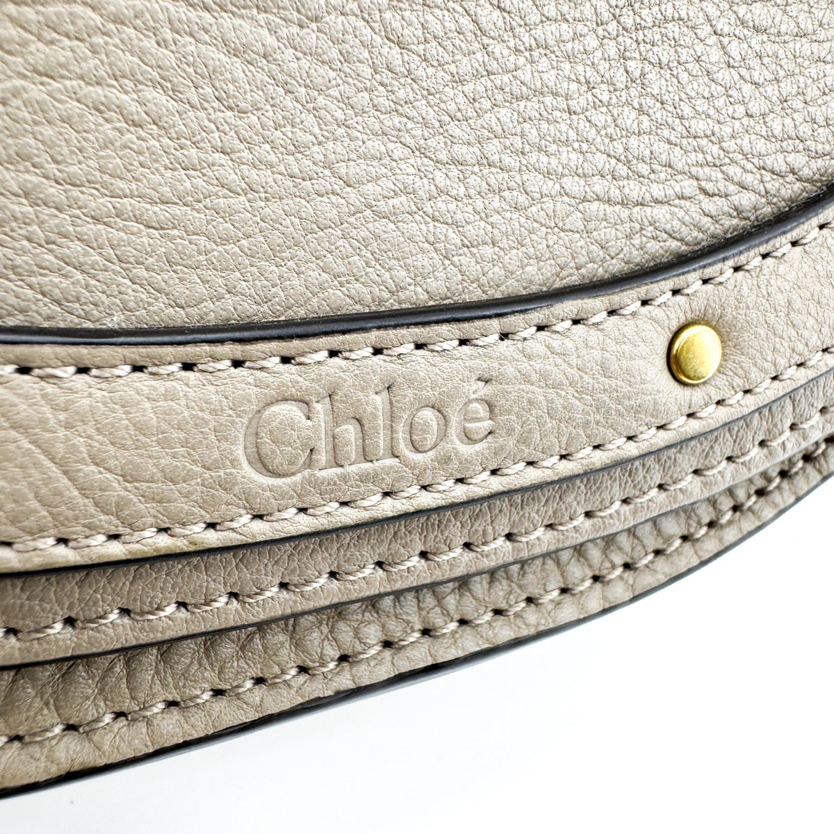 Chloe Nile Leather Brown Leather Crossbody Bag Bag (Pre-Owned)