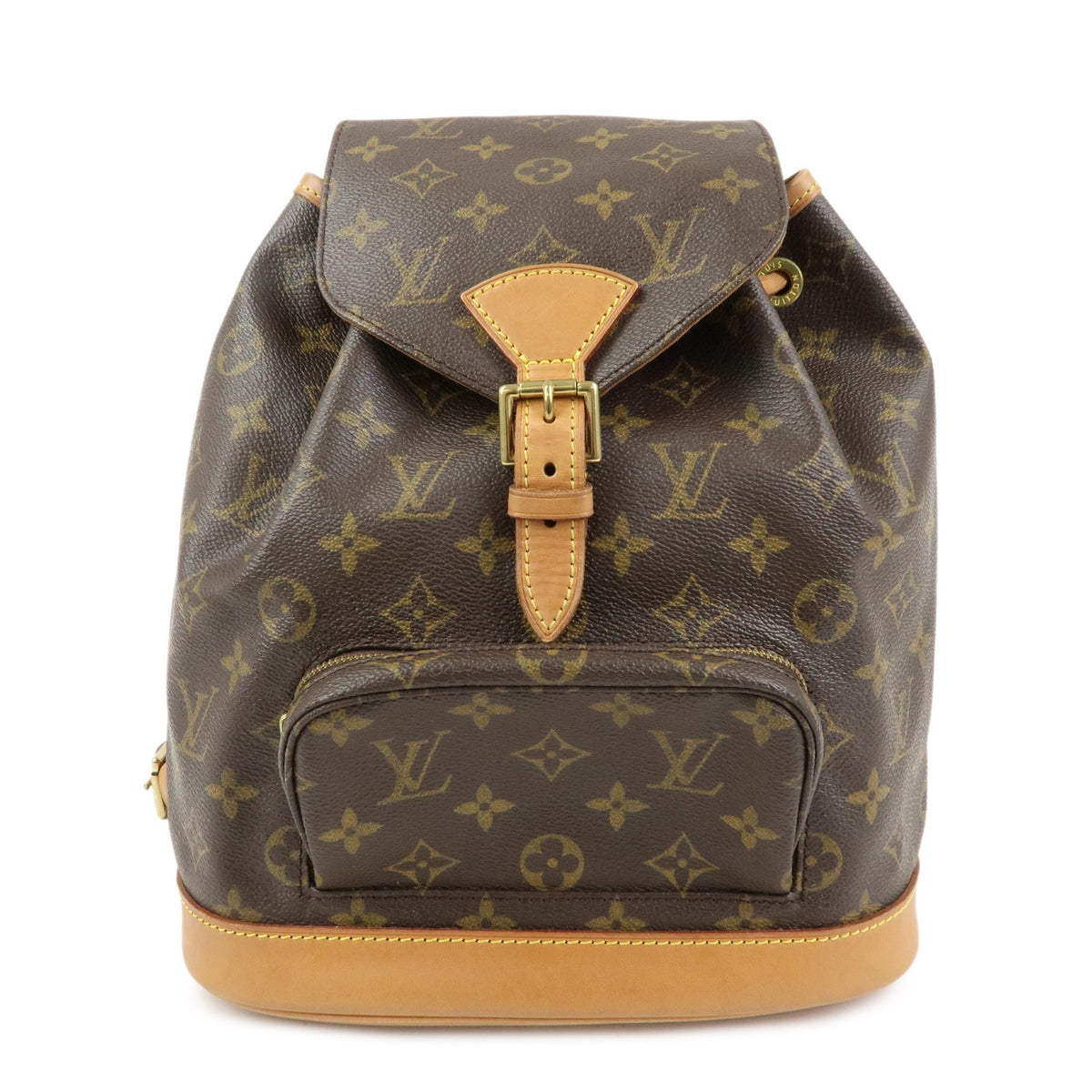 Louis Vuitton Vintage Montsouris Monogram Canvas Brown Canvas Backpack Bag (Pre-Owned)