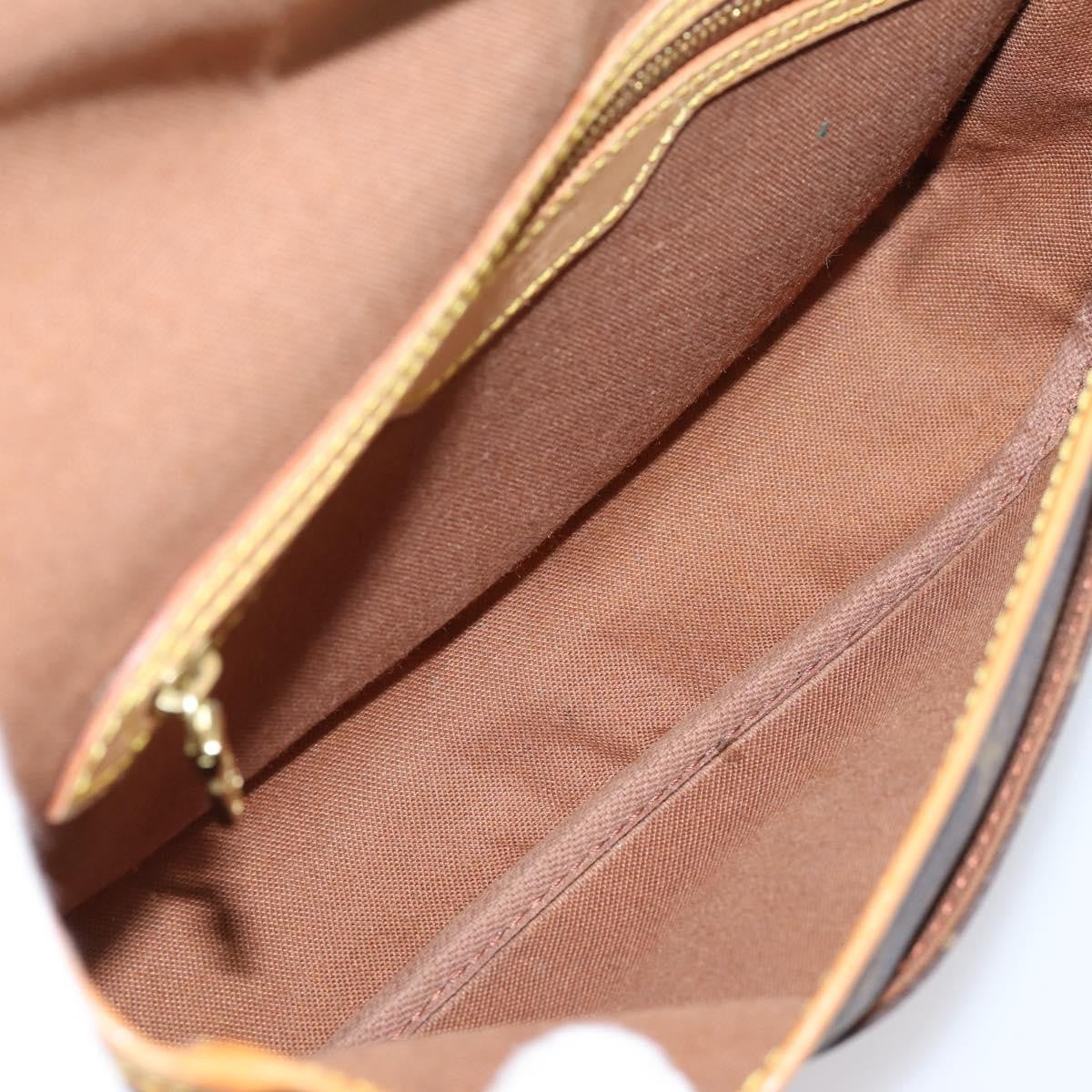 Louis Vuitton Sac Gibeciere Messenger Monogram Canvas Brown Canvas Shoulder Bag Bag (Pre-Owned)
