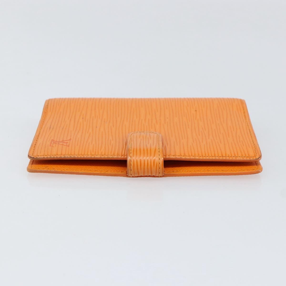 Louis Vuitton Agenda Cover Epi Leather Orange Leather Wallets Accessory (Pre-Owned)