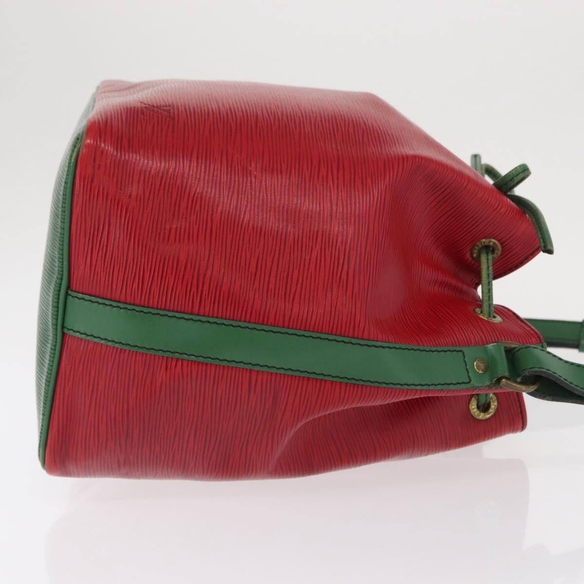 Louis Vuitton Bicolor Petit Noe Epi Leather Green Leather Shoulder Bag Bag (Pre-Owned)
