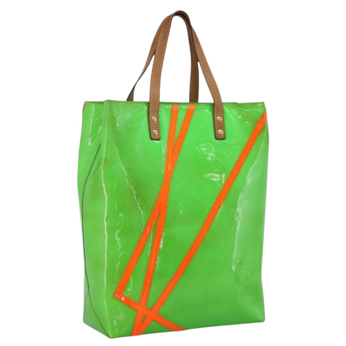 Louis Vuitton Robert Wilson Reade Vernis Green Patent_Leather Tote Bag Bag (Pre-Owned)