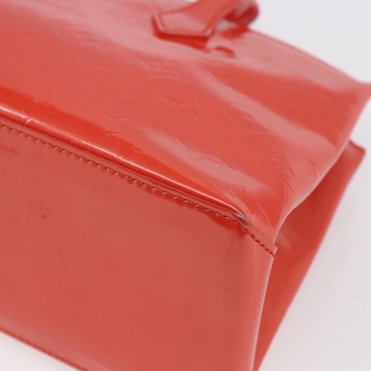 Louis Vuitton Wilshire Monogram Vernis Orange Patent_Leather Tote Bag Bag (Pre-Owned)
